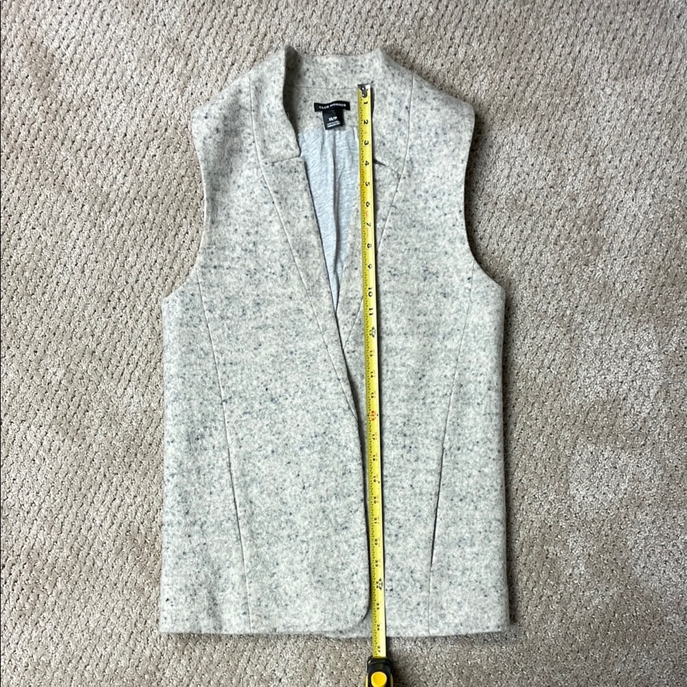 Club Monaco Relaxed Long Sleeveless Vest